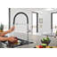Robinet de cuisine à poignée simple Essence New avec SilkMove® et avec accessoires-20978167