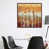 Classic Brown Wood Framed Canvas