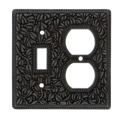 San Michele Patterned 2 - Gang Combination Plate Combination Wall Plate