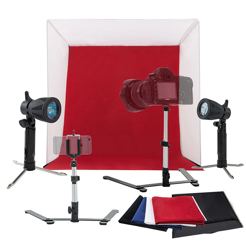 Ensemble d’éclairage pour tente de photographie studio