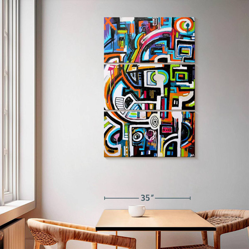 Avery Light And Dark Work, 65" H x 42" W