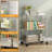 3 Tier Rolling Cart, Metal Kitchen Cart On Wheels with Baskets, Rolling Snack Storage Cart-106226709