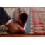 Tapis oriental en laine rayé Kazak