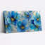 Ensemble de 1 tableau mural aquarelle florale bleue-1920277167