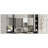 55 Inch Wall-Mount 3-In-1 Mirror Cabinet With Adjustable Shelf, Soft-Closing Hinges, High-Quality MDF, For Bathroom Vanity, Living Room, Bedroom Storage Organizer