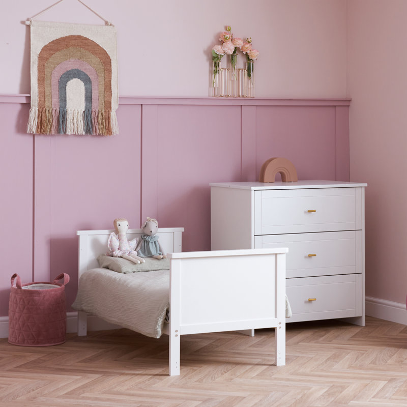 Evie Mini Cot Bed, White