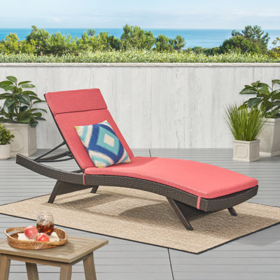 Ensemble de chaises longues inclinables 79,25 po avec coussin