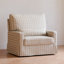 Crawford Pillowback Chair and a Half Upholstered Swivel Glider-1636909259