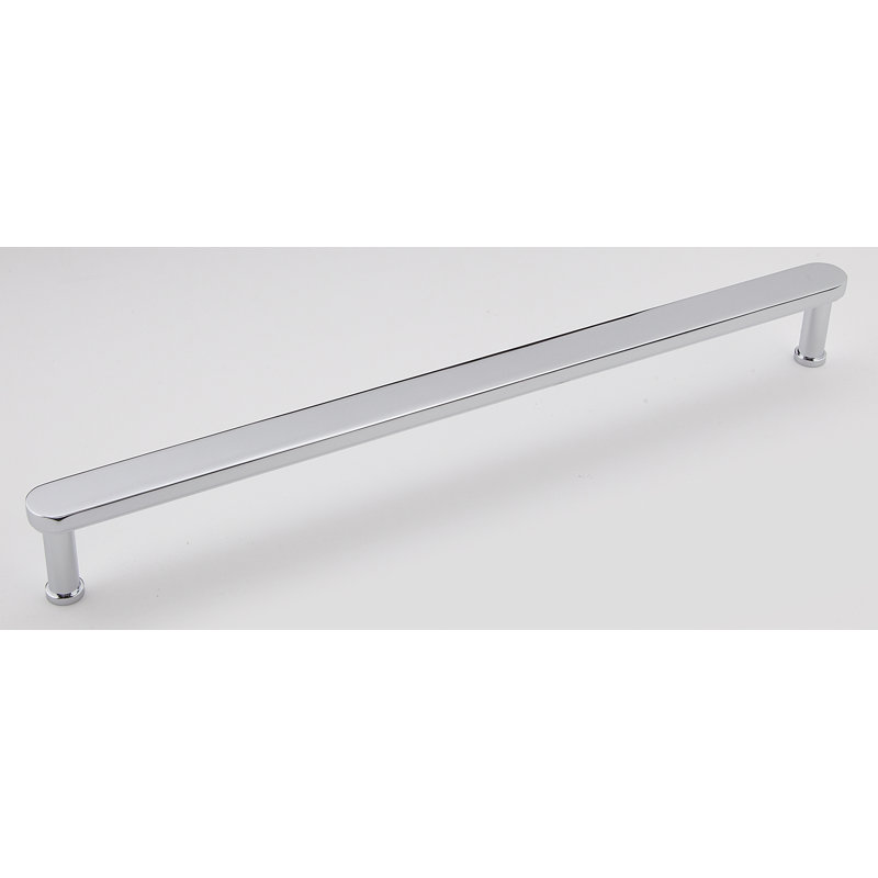 Polished Chrome 12" Modern Bar Pull with Mounting Hardware