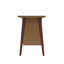 Bureau de style moderne Mid-Century de 54 po avec 3 tablettes en crème érable Hampton-1238597845