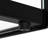 22 in. Tiered Pastry Display Case With Shelf and Sliding Door  ETL Certified, 2.2 cu. ft. Capacity (KM-DC-2CSBK)