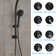 Dual Shower Head 1.8 GPM with Self-Cleaning