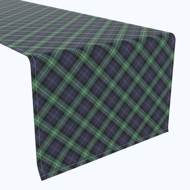 Aiza Tartan Table Runner, 108" x 14"