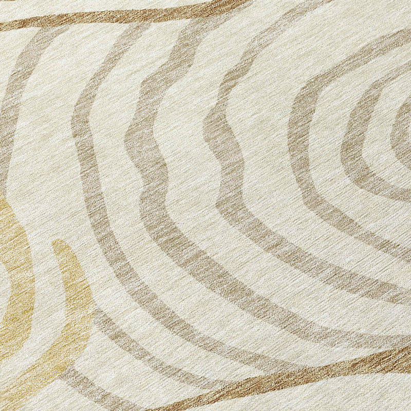 Tapis de porte d'extérieur antidérapant Leis, Rectangle 1'8" x 2'6"