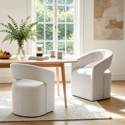 Chenille Roller Armchair