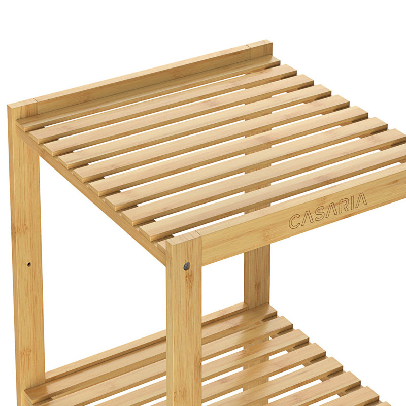 Dionisio Bamboo Freestanding Bathroom Shelves