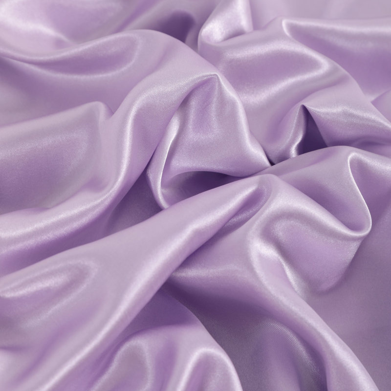 Taies d'oreiller en satin avec fermeture à enveloppe, Taie d'oreiller pour taille de lit très grand div, Mauve clair