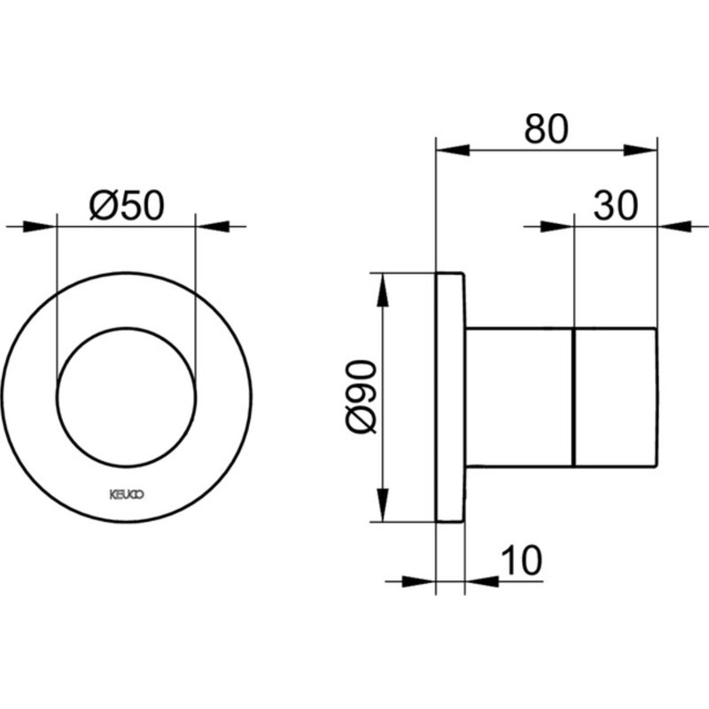Single Concealed Shower Valve