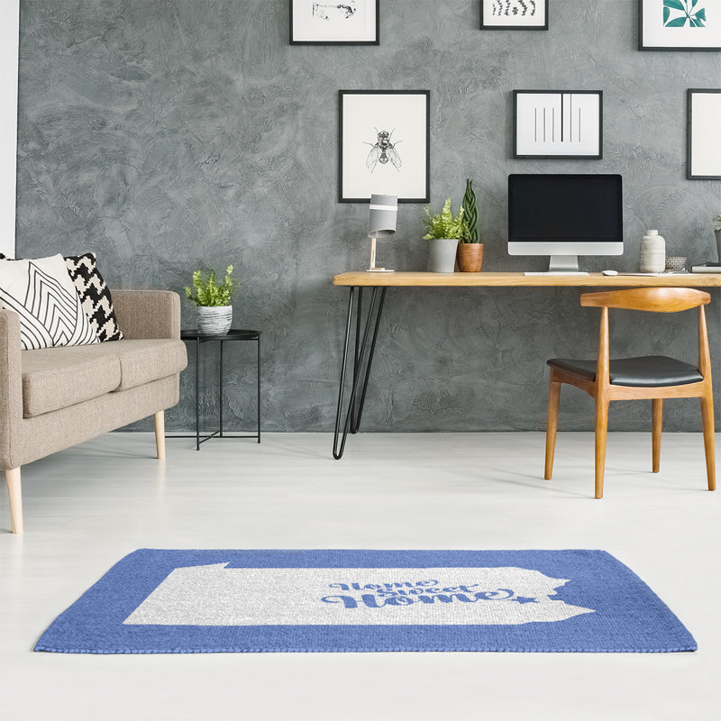 Tapis en poly-chenille allentown à la maison, Rectangle 5 pi x 7 pi