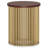 Demy Solid Wood Drum End Table-1601760350-1560475420
