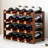 Ariene Tabletop Wine Bottle Rack in Brown