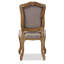 Chaise d'appoint rembourrée en lin Bart Anne