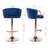 Swivel Upholstered Adjustable Height Counter Stool with Metal Frame-626780809