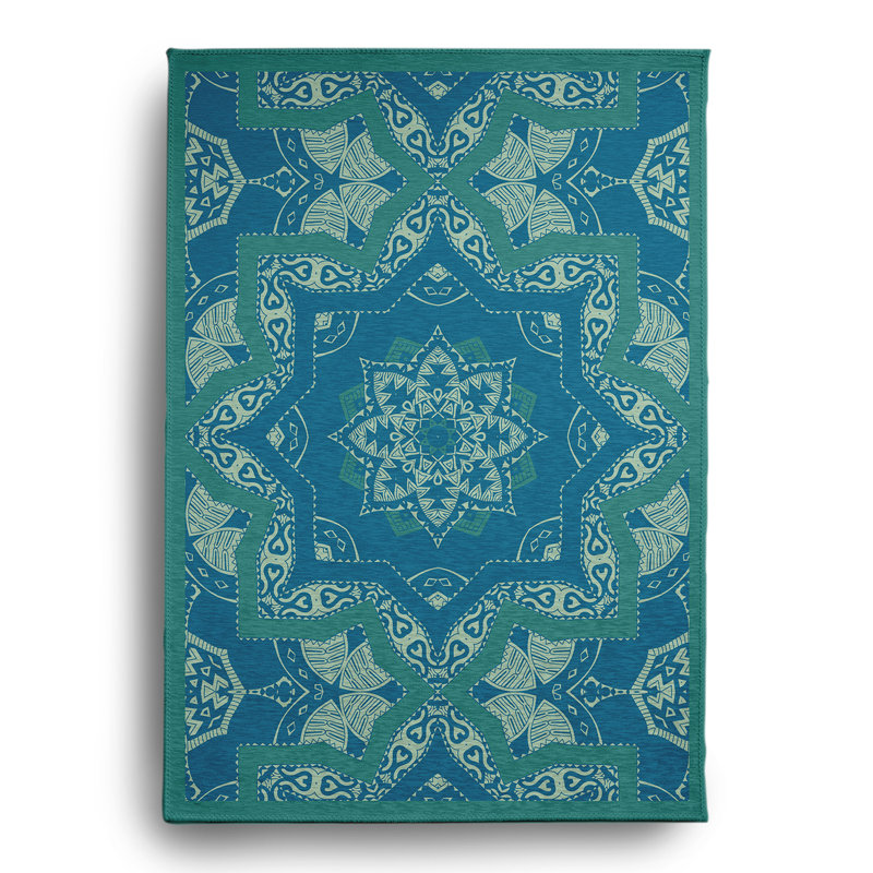 Chenille Indoor / Outdoor Rug, Rectangle 5' x 7'