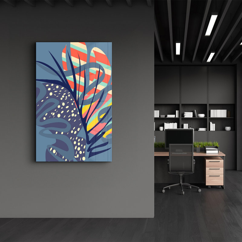 Peinture décorative en verre trempé