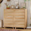 Commode 6 tiroirs en rotin
