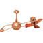 Ventilateur de plafond double à 3 pales 44 "avec commande murale Aeriela-1559270253-1559270238