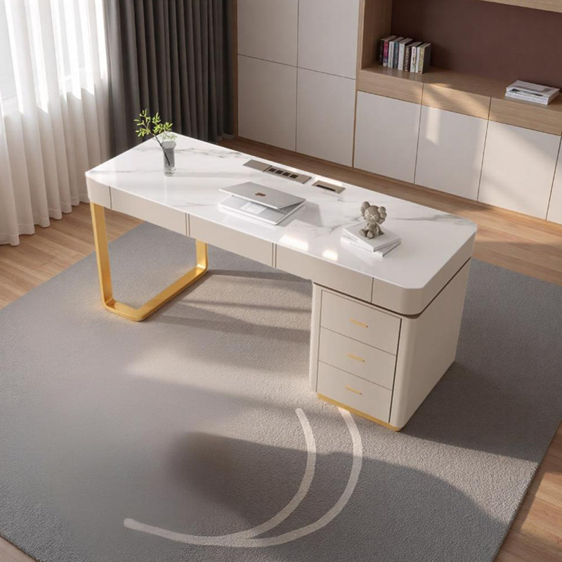 Unique Design Storage Desk, 29.52" H x 55.11" W x 23.62" D