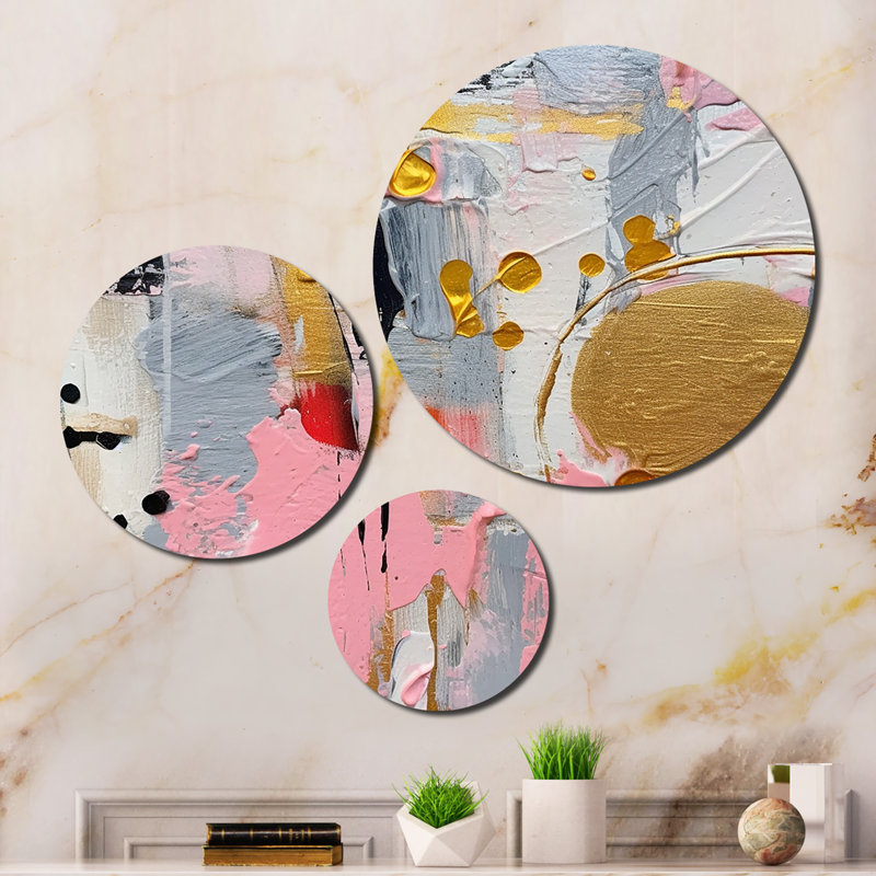 Abstract Wall Decor on Metal