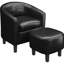 Fauteuil demi-tonneau avec repose-pieds Andina-1133897621