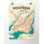 « montréal city map », reproduction d’impression sur affiche en tricolore-22633805