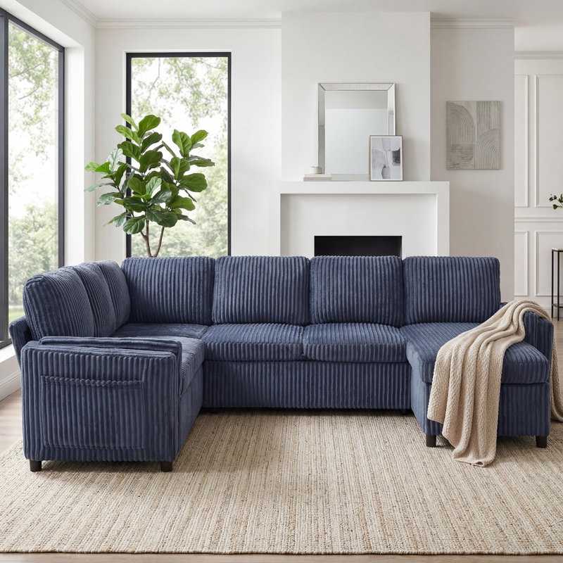 Divan-lit convertible, Bleu