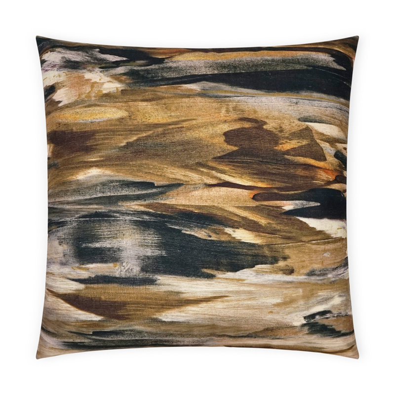 Coussin décoratif Montreux, Espresso, Carré 22 po