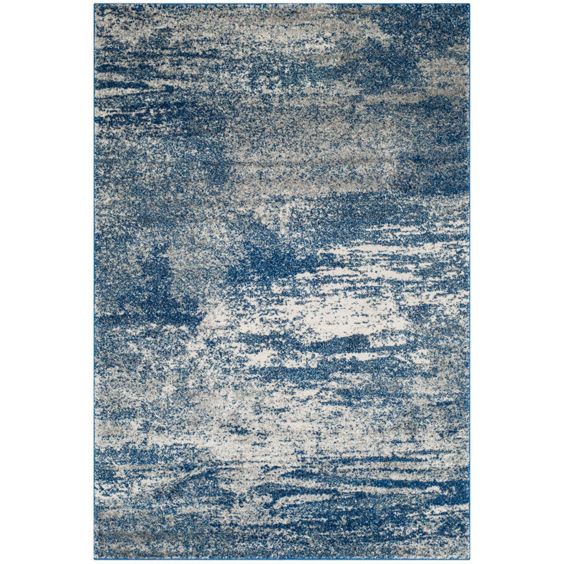 Tapis performance à motif abstrait Casey-Marie, Rectangle 9 pi x 12 pi