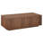 Paxton 48" Low Profile Coffee Table with Solid Base in Satin Walnut | Contemporary Center Table for Living Room-487350335