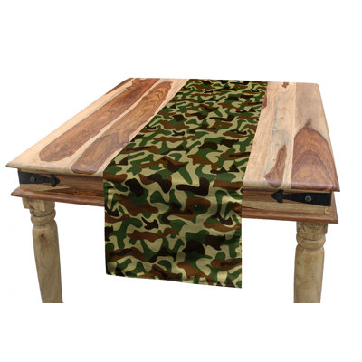 Camouflage Table Runner