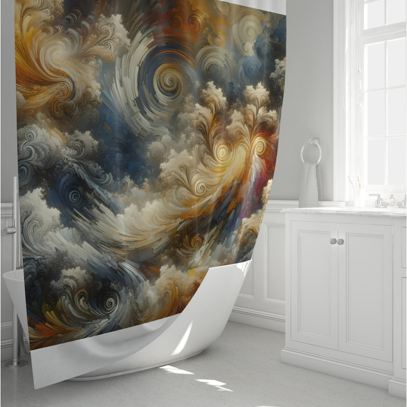 Rideau de douche Lasheila, H 72 po x l 70 po