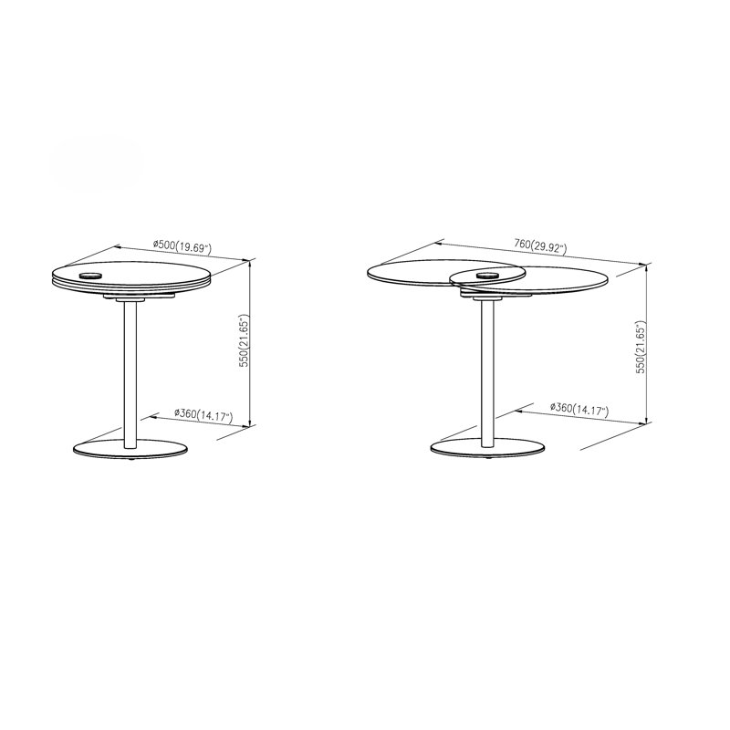 Table de bout en sisal Softer Than