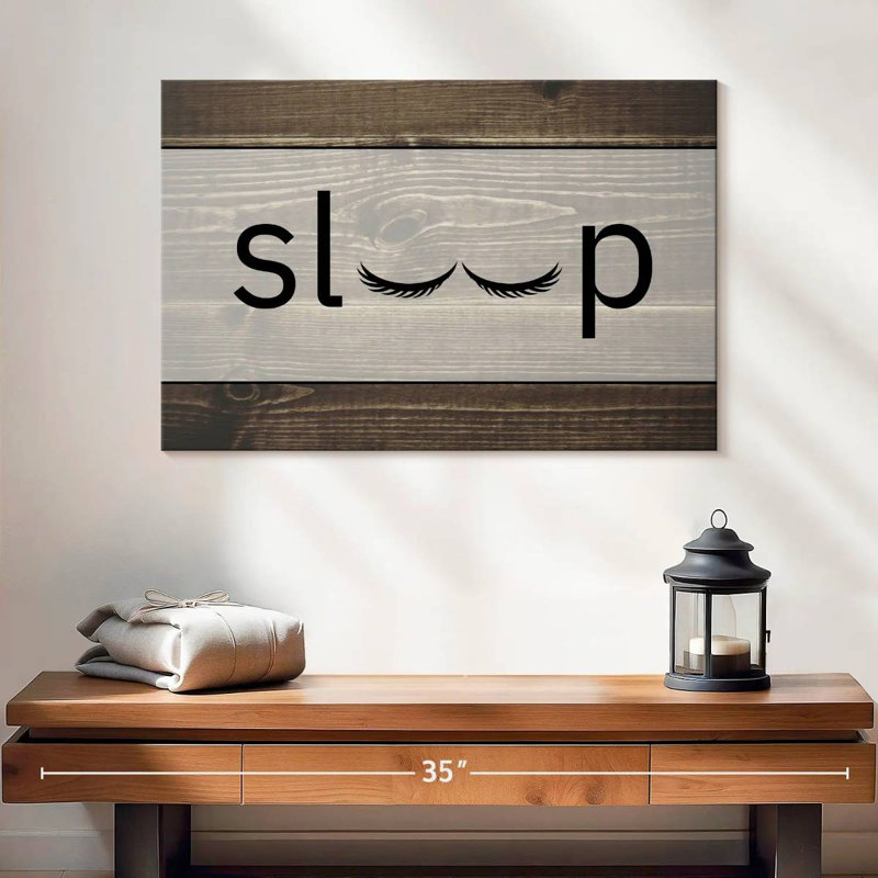 Tergel Sleep Typography, 16" H x 24" W