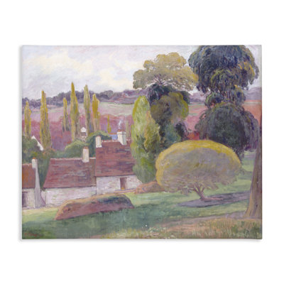 A Farm In Brittany Gauguin Canvas, design by Stellar Design Studio