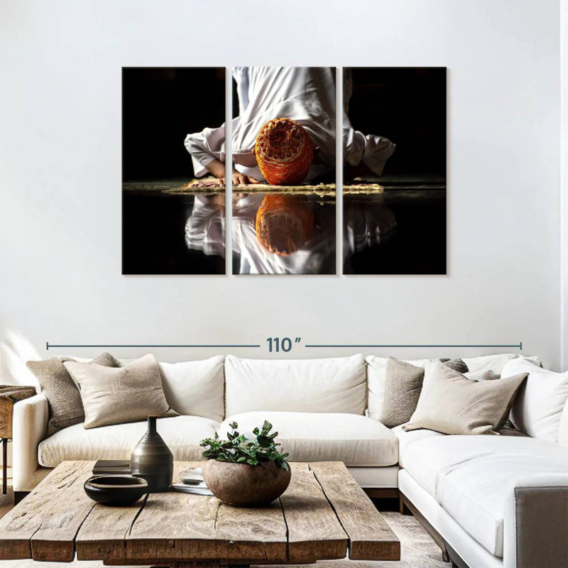 Prayer Haj Rite, 48" H x 74" W