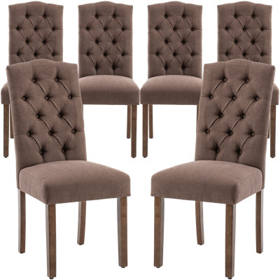 Tiarnna Linen Side Chair Dining Chair