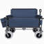 Chariot pliant 3-en-1 avec siège de banc - Protection brevetée, capacité de 500 lb, pneus de plage de 9 po x 4 po pour le camping et la plage-126743708