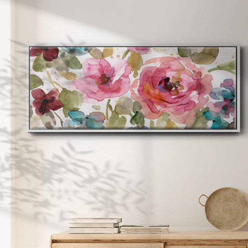 Garden Palette I - Toile avec cadre, H 20 po x l 50 po