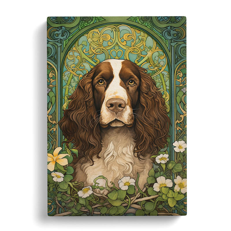 English Springer Spaniel Nouveau No.2 - Wrapped Canvas, 76cm H x 50cm W x 3cm D