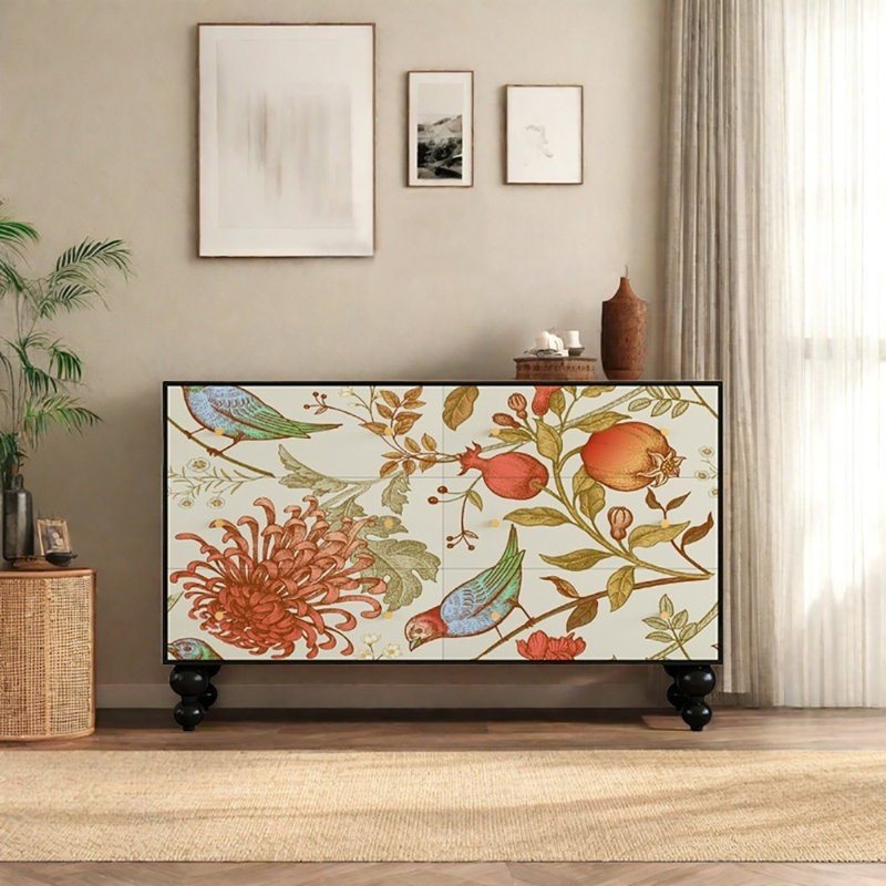 53.1in Six-drawer Sideboard Cabinet
